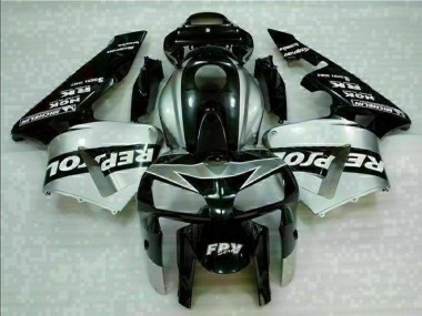 Carene Honda CBR 600 RR 05-06 - Nero Argento Repsol