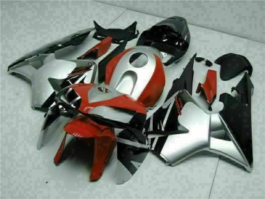 Carene Honda CBR 600 RR 05-06 - Nero Argento Rosso