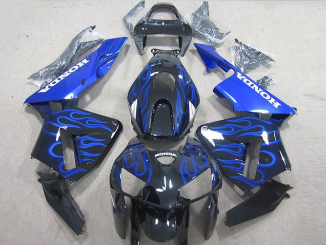 Carene Honda CBR 600 RR 05-06 - Nero Blu Fiamma Carene Honda CBR 600 RR 05-06 - Nero Blu Fiamma