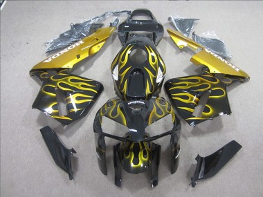 Carene Honda CBR 600 RR 05-06 - Nero Giallo Fiamma