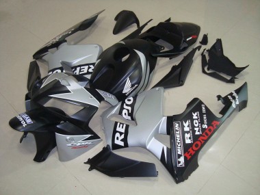 Carene Honda CBR 600 RR 05-06 - Nero Opaco Argento Repsol