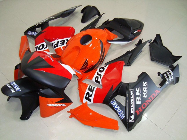 Carene Honda CBR 600 RR 05-06 - Nero Opaco Repsol Corsa Carene Honda CBR 600 RR 05-06 - Nero Opaco Repsol Corsa
