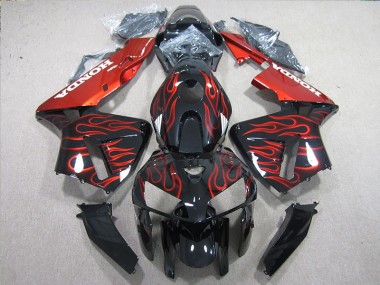 Carene Honda CBR 600 RR 05-06 - Nero Rosso Fiamma
