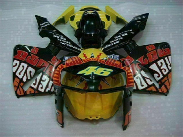 Carene Honda CBR 600 RR 05-06 - Nero Rosso Giallo 46