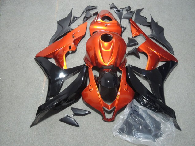 Carene Honda CBR 600 RR 07-08 - Arancia Nero Carene Honda CBR 600 RR 07-08 - Arancia Nero