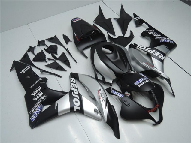 Carene Honda CBR 600 RR 07-08 - Argento Repsol Nero Carene Honda CBR 600 RR 07-08 - Argento Repsol Nero