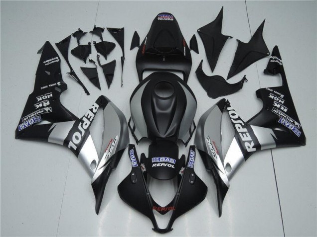 Carene Honda CBR 600 RR 07-08 - Argento Repsol Nero Carene Honda CBR 600 RR 07-08 - Argento Repsol Nero