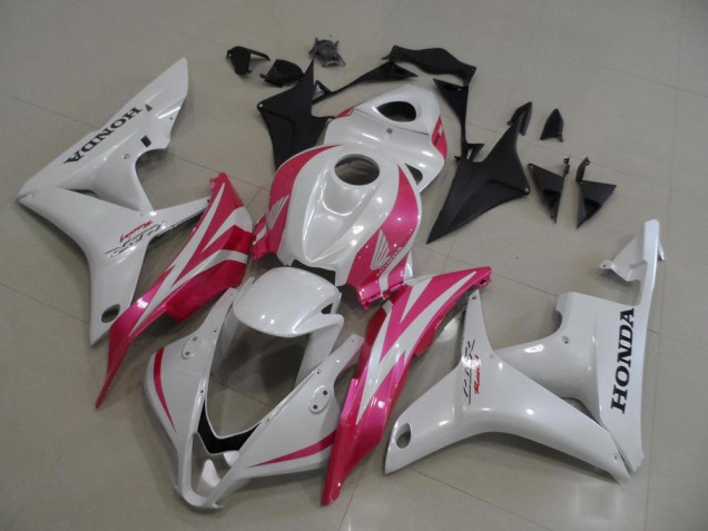 Carene Honda CBR 600 RR 07-08 - Bianco Perla con Rosa Carene Honda CBR 600 RR 07-08 - Bianco Perla con Rosa