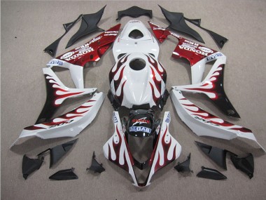 Carene Honda CBR 600 RR 07-08 - Bianco Rosso Fiamma Squalo