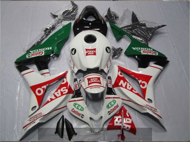 Carene Honda CBR 600 RR 07-08 - Bianco Rosso Verde San Carlo Castrol Carene Honda CBR 600 RR 07-08 - Bianco Rosso Verde San Carlo Castrol