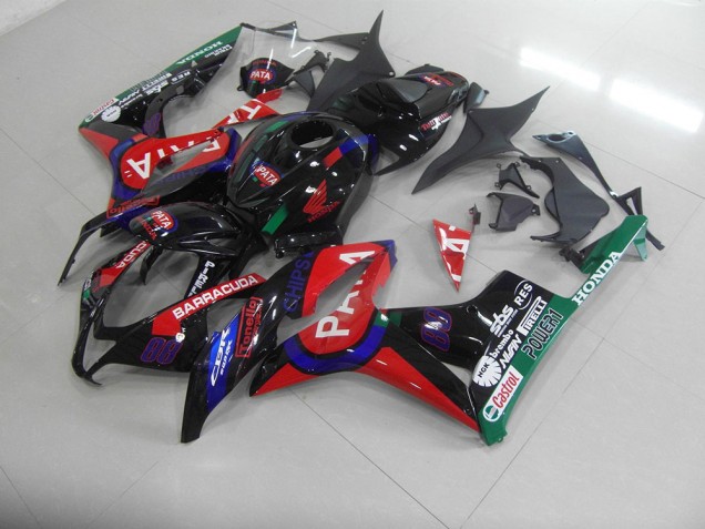 Carene Honda CBR 600 RR 07-08 - Nero Rosso Pata