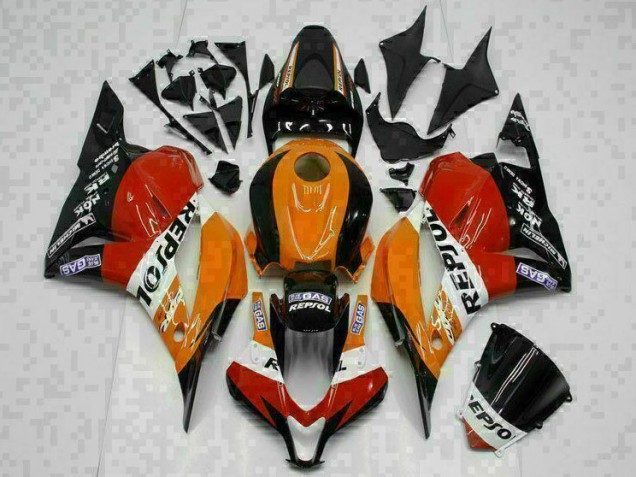 Carene Honda CBR 600 RR 09-12 - Arancia Repsol Carene Honda CBR 600 RR 09-12 - Arancia Repsol