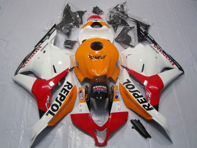Carene Honda CBR 600 RR 09-12 - Arancia Rosso Bianco Repsol Carene Honda CBR 600 RR 09-12 - Arancia Rosso Bianco Repsol