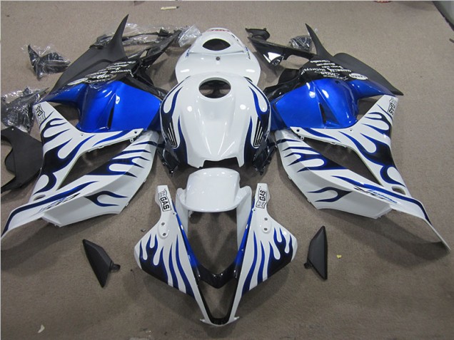 Carene Honda CBR 600 RR 09-12 - Bianco Blu Fiamma Carene Honda CBR 600 RR 09-12 - Bianco Blu Fiamma