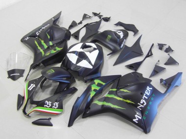Carene Honda CBR 600 RR 09-12 - Monster Nero Opaco
