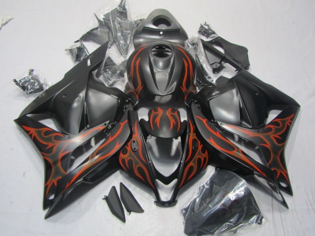Carene Honda CBR 600 RR 09-12 - Nero Arancia Fiamma Carene Honda CBR 600 RR 09-12 - Nero Arancia Fiamma