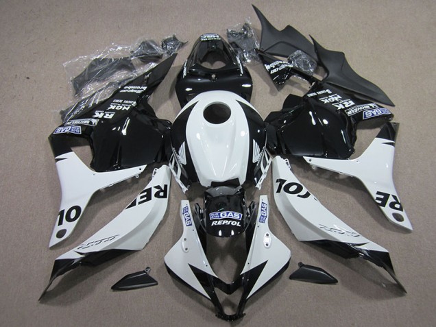 Carene Honda CBR 600 RR 09-12 - Nero Bianco Repsol Carene Honda CBR 600 RR 09-12 - Nero Bianco Repsol