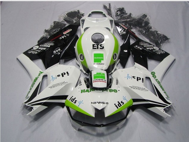 Carene Honda CBR 600 RR 13-21 - Bianco Verde Hannspree ETS