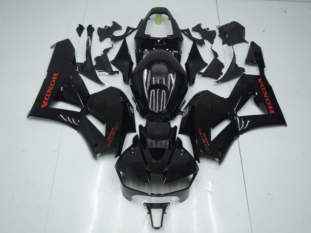 Carene Honda CBR 600 RR 13-21 - Lucido Nero con Rosso Adesivo Carene Honda CBR 600 RR 13-21 - Lucido Nero con Rosso Adesivo