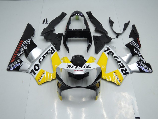 Carene Honda CBR 900 RR 929 00-01 - Giallo Argento Nero Repsol Carene Honda CBR 900 RR 929 00-01 - Giallo Argento Nero Repsol