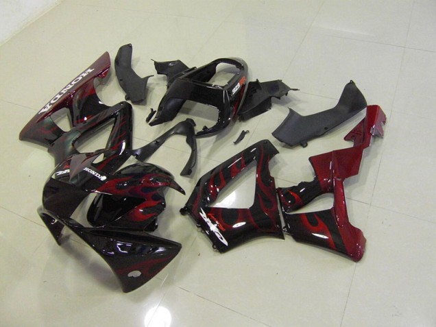 Carene Honda CBR 900 RR 929 00-01 - Nero Rosso Fiamma Carene Honda CBR 900 RR 929 00-01 - Nero Rosso Fiamma