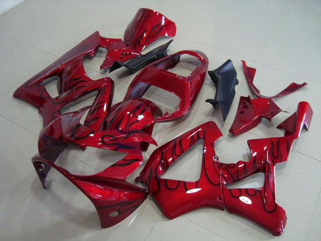 Carene Honda CBR 900 RR 929 00-01 - Rosso Nero Fiamma Carene Honda CBR 900 RR 929 00-01 - Rosso Nero Fiamma