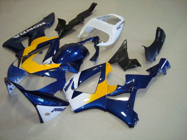 Carene Honda CBR 900 RR 929 00-01 - Scuro Blu Giallo Bianco Carene Honda CBR 900 RR 929 00-01 - Scuro Blu Giallo Bianco
