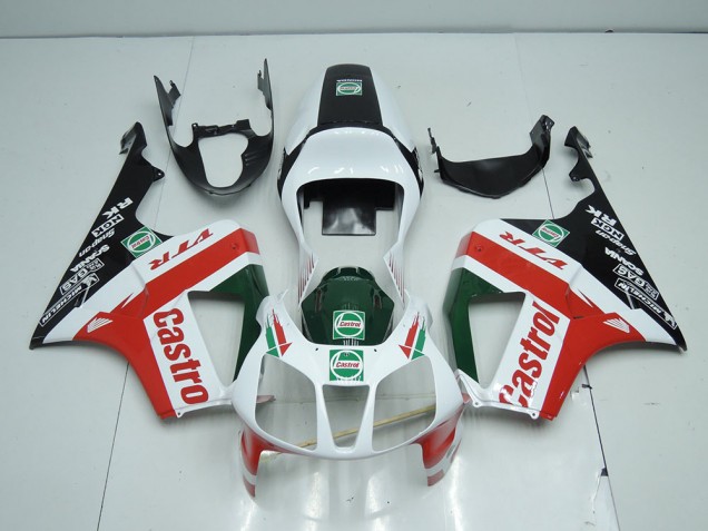 Carene Honda VTR 1000 00-06 - Bianco Nero Rosso Castro Carene Honda VTR 1000 00-06 - Bianco Nero Rosso Castro