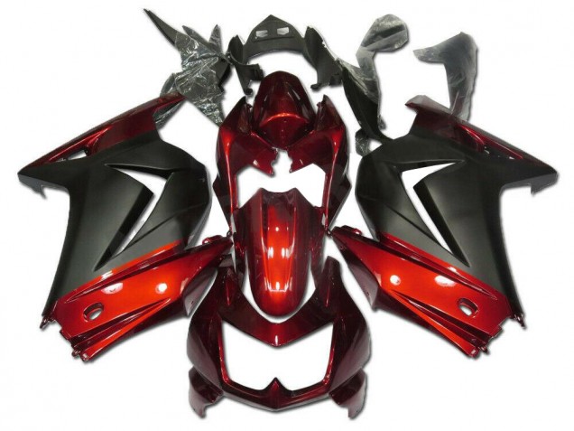 Carene Kawasaki EX250 08-12 - Rosso Grigio Carene Kawasaki EX250 08-12 - Rosso Grigio