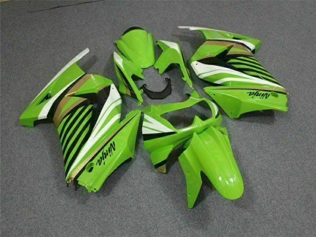 Carene Kawasaki EX250 08-12 - Verde Bianco Nero Ninja Carene Kawasaki EX250 08-12 - Verde Bianco Nero Ninja