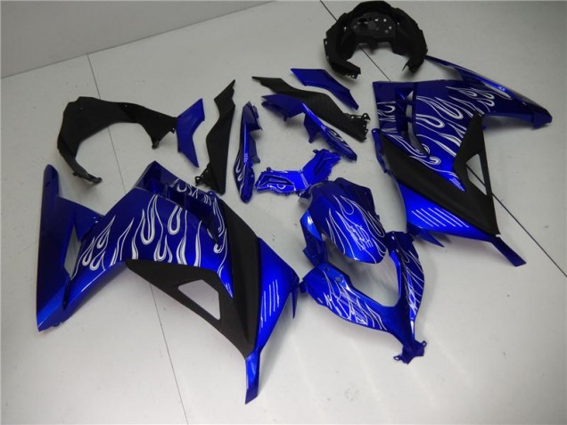 Carene Kawasaki EX300 13-16 - Blu Bianco Nero Carene Kawasaki EX300 13-16 - Blu Bianco Nero