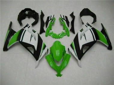 Carene Kawasaki EX300 13-16 - Verde Nero Argento