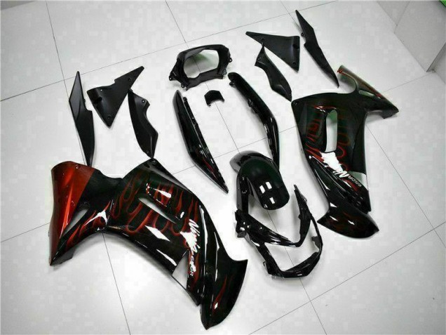 Carene Kawasaki EX650 06-08 - Rosso Fiamma Carene Kawasaki EX650 06-08 - Rosso Fiamma