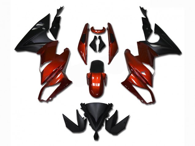 Carene Kawasaki EX650 09-11 - Rosso Carene Kawasaki EX650 09-11 - Rosso