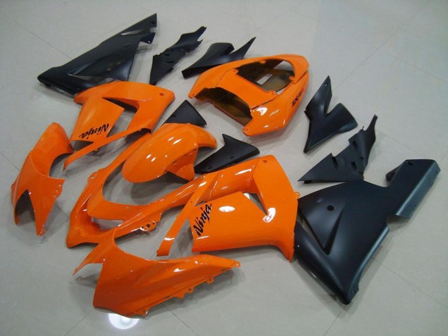 Carene Kawasaki ZX10R 03-05 - Arancia Nero Opaco Carene Kawasaki ZX10R 03-05 - Arancia Nero Opaco