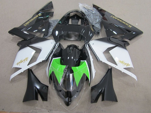 Carene Kawasaki ZX10R 03-05 - Nero Bianco Oro Ninja Carene Kawasaki ZX10R 03-05 - Nero Bianco Oro Ninja