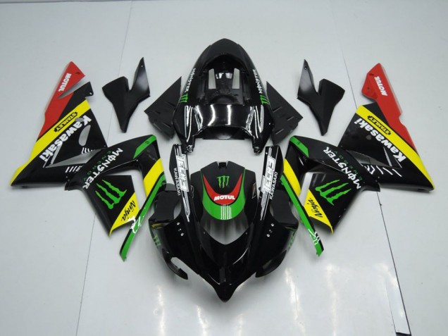 Carene Kawasaki ZX10R 03-05 - Nero Giallo Monster