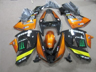 Carene Kawasaki ZX10R 06-07 - Nero Arancia Monster