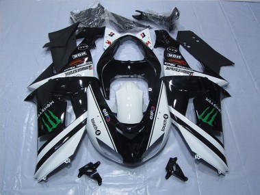 Carene Kawasaki ZX10R 06-07 - Nero Bianco Touch4 Monster