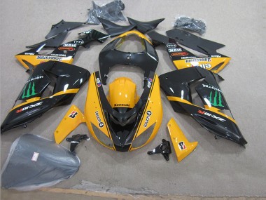 Carene Kawasaki ZX10R 06-07 - Nero Giallo Touch4 Monster
