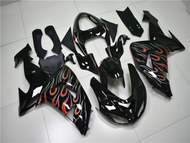 Carene Kawasaki ZX10R 06-07 - Nero Grigio Rosso Carene Kawasaki ZX10R 06-07 - Nero Grigio Rosso