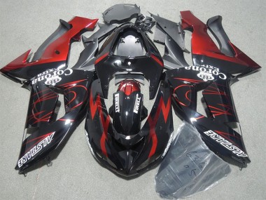 Carene Kawasaki ZX10R 06-07 - Nero Rosso Corona Extra