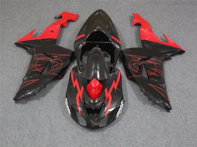 Carene Kawasaki ZX10R 06-07 - Nero Rosso Carene Kawasaki ZX10R 06-07 - Nero Rosso