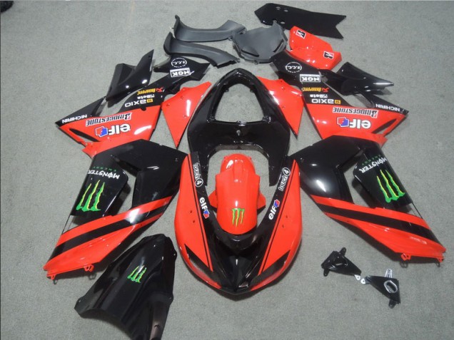 Carene Kawasaki ZX10R 06-07 - Nero Rosso Touch4 Monster Carene Kawasaki ZX10R 06-07 - Nero Rosso Touch4 Monster
