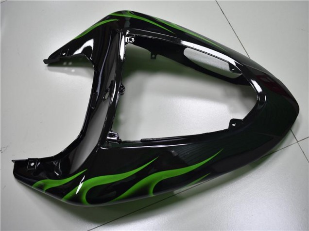 Carene Kawasaki ZX10R 06-07 - Nero Verde Fiamma Carene Kawasaki ZX10R 06-07 - Nero Verde Fiamma