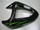Carene Kawasaki ZX10R 06-07 - Nero Verde Fiamma Carene Kawasaki ZX10R 06-07 - Nero Verde Fiamma