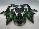 Carene Kawasaki ZX10R 06-07 - Nero Verde Fiamma Carene Kawasaki ZX10R 06-07 - Nero Verde Fiamma