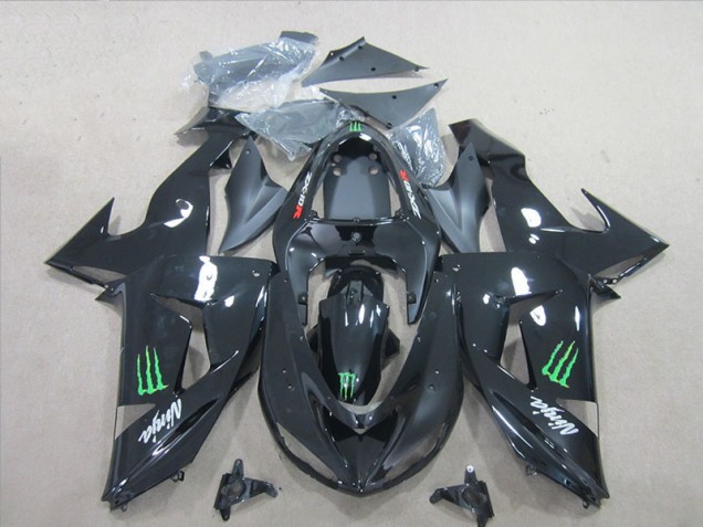 Carene Kawasaki ZX10R 06-07 - Nero Verde Monster Ninja Carene Kawasaki ZX10R 06-07 - Nero Verde Monster Ninja