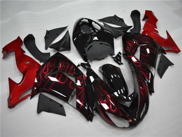 Carene Kawasaki ZX10R 06-07 - Rosso Fiamma Carene Kawasaki ZX10R 06-07 - Rosso Fiamma