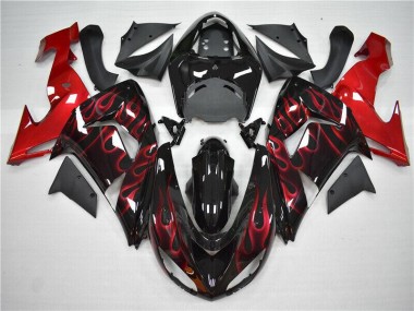Carene Kawasaki ZX10R 06-07 - Rosso Fiamma